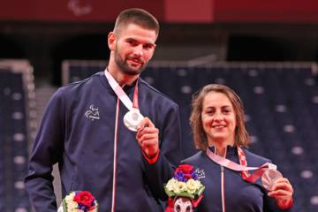 Lucas Mazur et Faustine Noël, double mixte